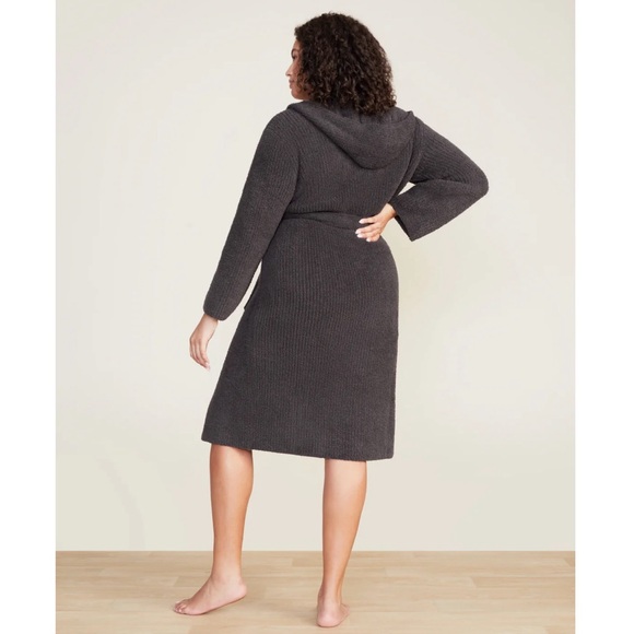 CozyChic Ribbed Hooded Robe - Picture 5 of 7